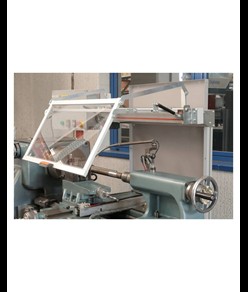 Riparo per l’autocentrante e il carrello del tornio parallelo